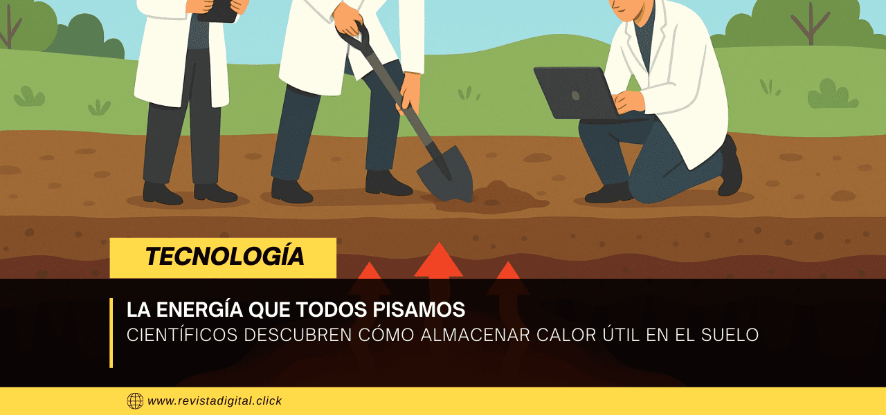 "La energía que todos pisamos: científicos descubren cómo almacenar calor útil en el suelo"