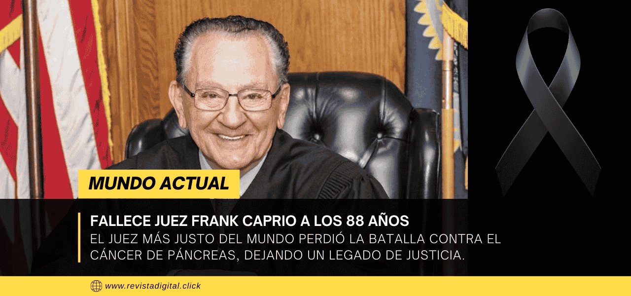 Juez Frank Caprio fallece a los 88 años tras luchar con contra el cáncer